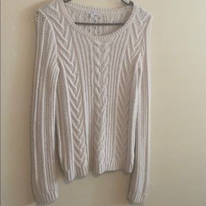 Cream Chunky Knit Gap Sweater